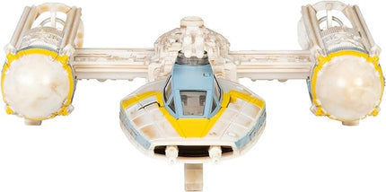 Star Wars Micro Galaxy Squadron Gold Leader's Y-Wing - 5-Inch Starfighter Class Vehicle with 1-Inch Jon Vander & R2-BHD Micro Figure Accessories