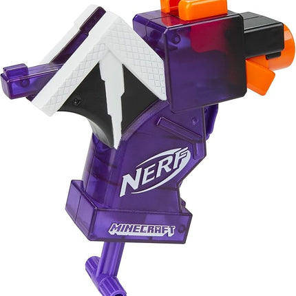 Nerf MicroShots Minecraft Ender Dragon Mini Blaster, Minecraft Dragon Mob Design, Includes 2 Official Elite Darts, Priming Handle