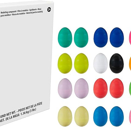 Play-Doh Eggs 24-Pack, Dinosaur & Dragon Egg Hunt Toys, Modeling Compound for Birthday Gifts & Party Favors, Summer Backyard Activities & Games, Kids Ages 2 and Up (Amazon Exclusive)