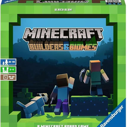 Ravensburger Minecraft: Builders & Biomes - Engaging Strategy Board Game | Ideal for 2-4 Players | Perfect for Ages 10 & Up | Authentic Minecraft Experience | Great Gift for Minecraft Enthusiasts