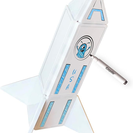 CreateOn Crayola Doodle Magnetic Tiles, Building Set for Kids, Magnetic Building Toys for Kids, STEM Travel Toys for Boys and Girls Ages 3+, 14-Piece Set (Doodle)