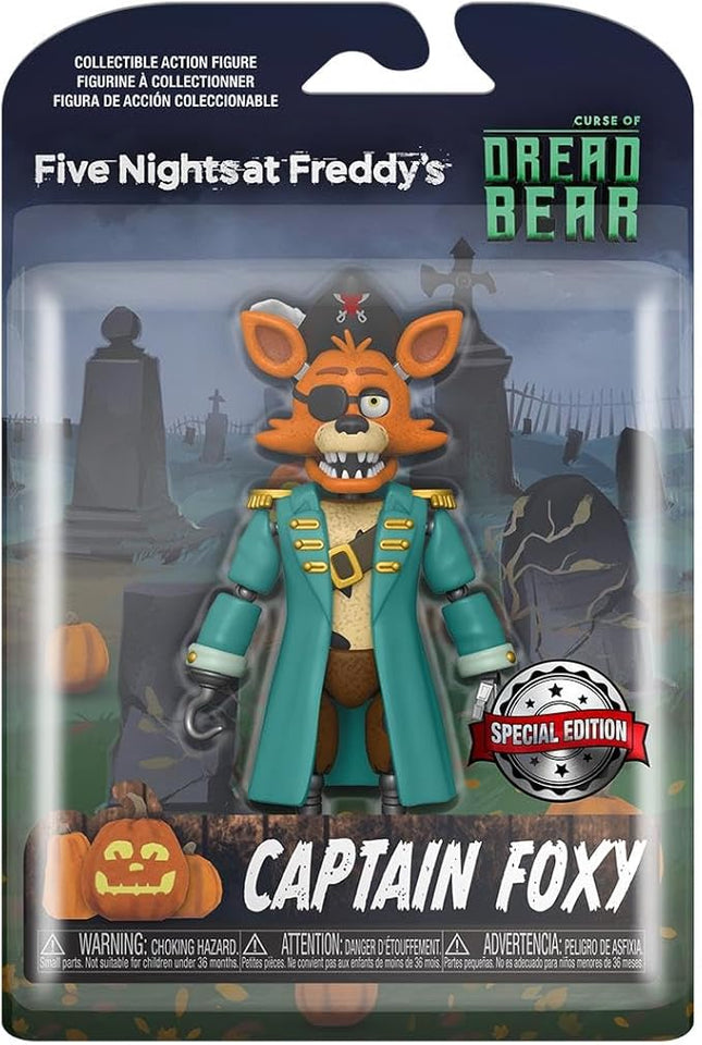 Funko Action Figure: Five Nights at Freddy's (FNAF) Dreadbear - Captain Foxy - Collectible Toy - Gift Idea - Official Merchandise