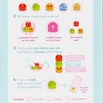 Exploding Kittens The Best Worst Ice Cream 2-5 Players - Ages 4+ - 10 Minutes to Play - Ice Cream Matching Picture Game - Kid Friendly Card Game, Family Game Night, Engaging Kids Game