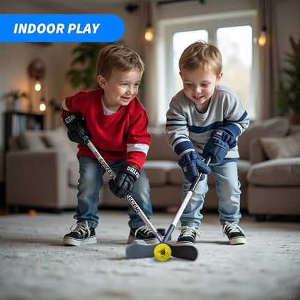 Pandahero 12-Pack Mini Hockey Foam Balls for Indoor Floor & Knee, Soft Street Hockey Balls Party Favors, Toys & Gifts for Boys 8-12