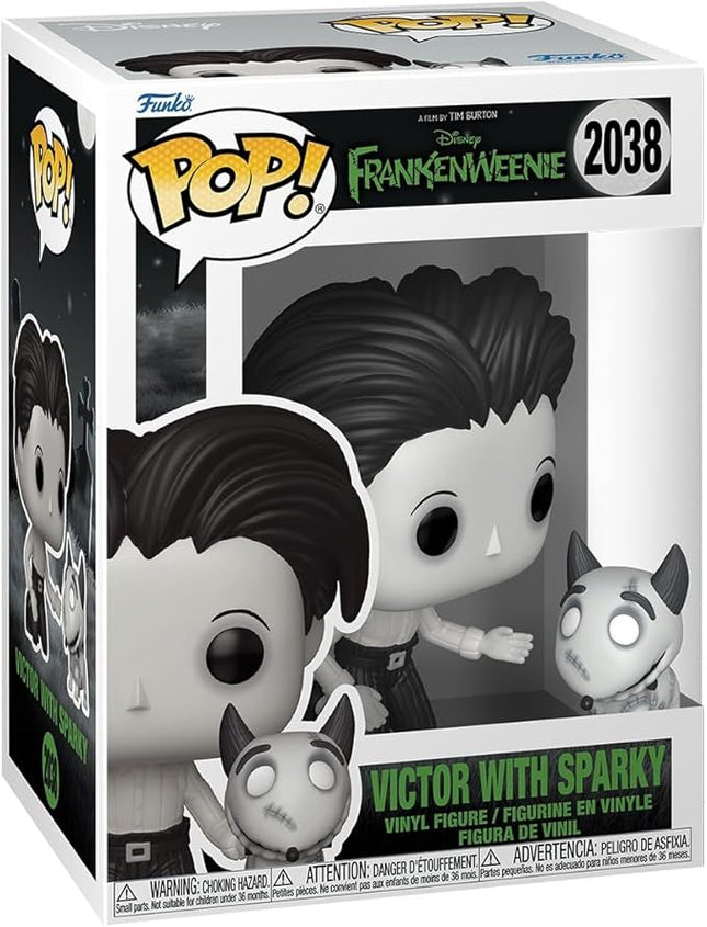 Funko Pop! & Buddy: Frankenweenie - Victor with Sparky - Collectable Vinyl Figure - Gift Idea - Official Merchandise - Toys for Kids & Adults - Disney Fans - Model Figure for Collectors and Display
