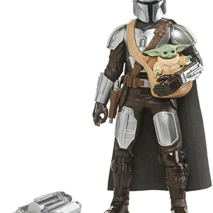 STAR WARS Galactic Action The Mandalorian & Grogu Interactive Electronic 12-Inch-Scale Action Figures, Toys for Kids Ages 4 and Up