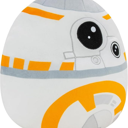 Squishmallows SQK0016 10" Add BB8 to Your Squad, Ultrasoft Stuffed Animal Toy, Official Kellytoy Plush, White