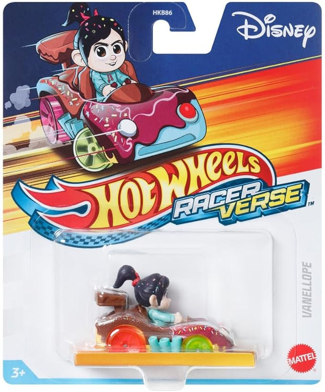 Hot Wheels RacerVerse Die-Cast Vehicle with Vanellope Driver 1:64 Scale, HKB88-4B10