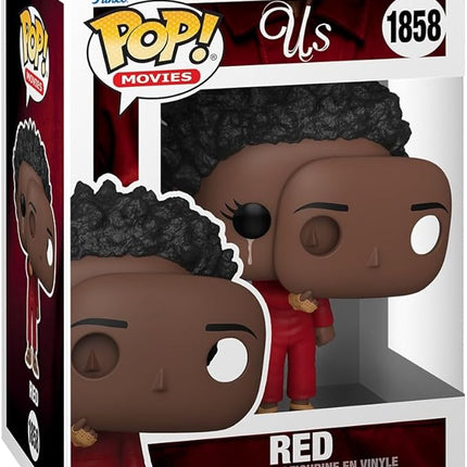 Funko POP DVD Cover: US - Red - Collectable Vinyl Figure - Gift Idea - Official Merchandise - for Kids & Adults - Horror Fans - Model Figure for Collectors and Display