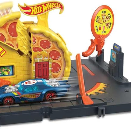 Hot Wheels Mattel City Speedy Pizza Pick-Up/from Assort