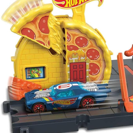 Hot Wheels Mattel City Speedy Pizza Pick-Up/from Assort