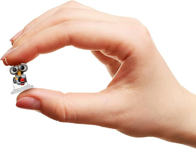 Funko Pop Bitty: Pixar Mini Collectible Toys 4-Pack - Wall-E, EVE, Remy, & Mystery Chase Figure - (Styles May Vary) and A Surprise Mystery Mini Figure - 0.9 Inch (2.2 Cm) - Pixar Collection