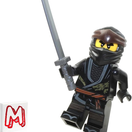 LEGO NINJAGO Minifigure - Cole (Legacy) with Silver Shamshir Sword 70670