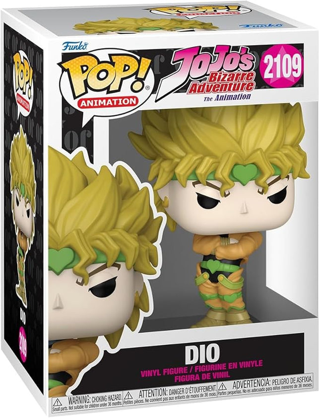 Funko Pop! Animation: JoJo's Bizarre Adventure - DIO - Collectable Vinyl Figure - Gift Idea - Official Merchandise - Toys for Kids & Adults - Anime Fans - Model Figure for Collectors