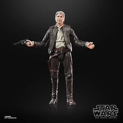 STAR WARS The Black Series Archive Han Solo Toy 6-Inch-Scale The Force Awakens Collectible Action Figure, Toys for Kids 4 and Up