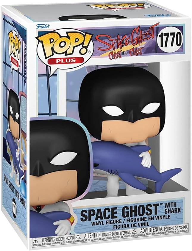 Funko Pop Plus: Space Ghost Coast to Coast - Space Ghost with Shark - Collectable Vinyl Figure - Gift Idea - Official Merchandise - Toys for Kids & Adults - Cartoon/Animation Fans