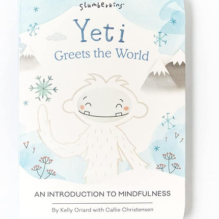 Slumberkins Yeti Snuggler & 2 Board Books Complete Set Bundle | Promotes Mindfulness & Emotional Regulation | Social Emotional Development (Yeti Snuggler Plush + 2 Board Books)