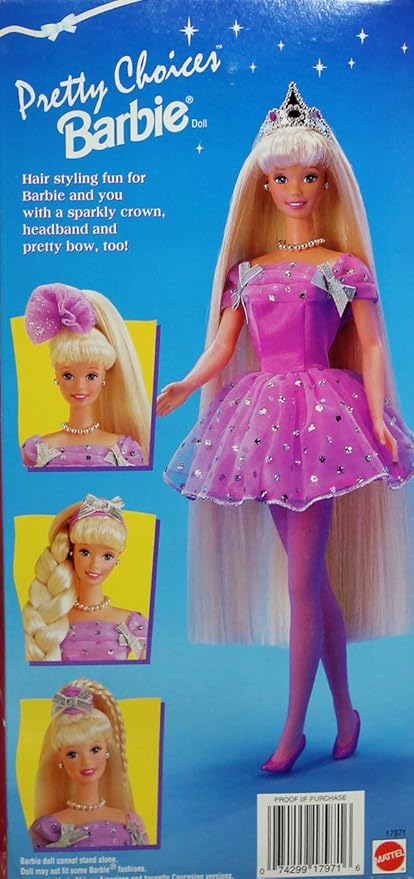 Pretty Choices Barbie Doll Pink Long Hair