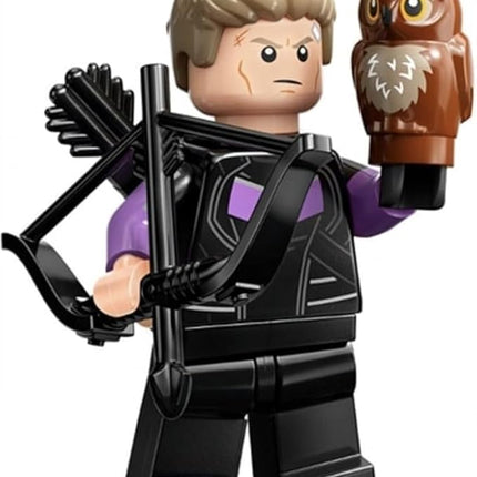 LEGO Marvel Series 2 Minifigure: Hawkeye with Purple Maleficent Cape - Superheroes 71039