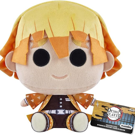 Funko Plush: Demon Slayer - 7" Zenitsu Agatsuma - Collectable Soft Plush - Birthday Gift Idea - Official Merchandise - Stuffed Plushie for Kids and Adults - Ideal for Anime Fans and Girlfriends