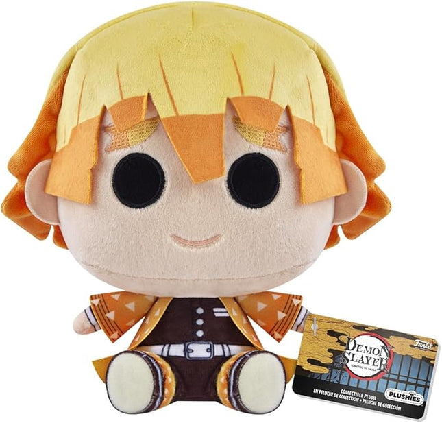 Funko Plush: Demon Slayer - 7" Zenitsu Agatsuma - Collectable Soft Plush - Birthday Gift Idea - Official Merchandise - Stuffed Plushie for Kids and Adults - Ideal for Anime Fans and Girlfriends