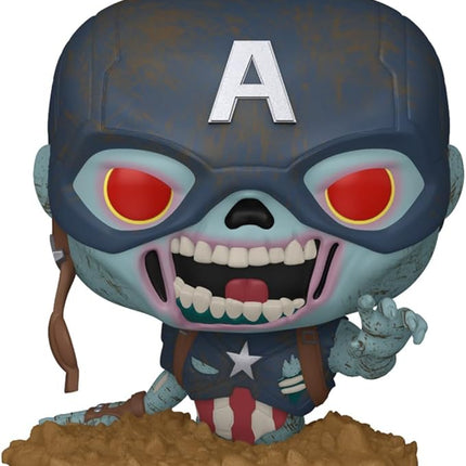Funko Pop! Marvel: Marvel Zombies - Zombie Captain America - Collectable Vinyl Figure - Gift Idea - Official Merchandise - Toys for Kids & Adults - Comic Books Fans - Model Figure for Collectors