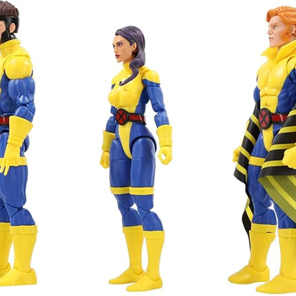 Marvel Legends Series Banshee, Gambit, & Psylocke X-Men 60th Anniversary Action Figure Set, 6-Inch
