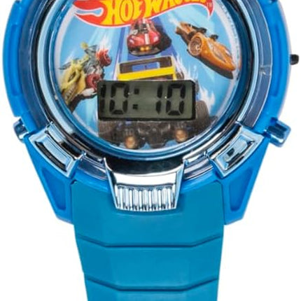 Hot Wheels Kids Watch – Light-Up LCD Display, Adjustable Comfortable Strap, Collectible Tin – Perfect for Boys and Girls