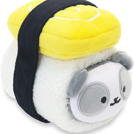 Anirollz Pandaroll Plush in Tamago Sushi – Kawaii Egg Sushi Stuffed Animal with Removable Costume – Cute Squishy Plush Toy Gift for Girls & Kids