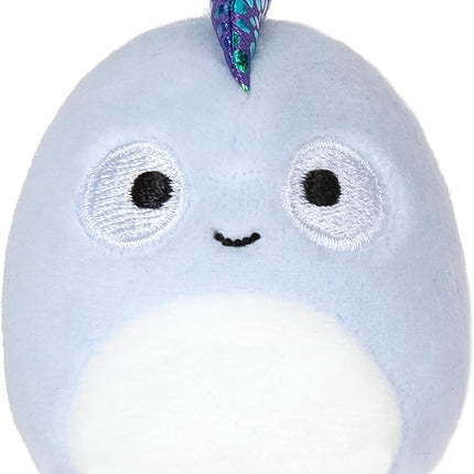 Squishville by Original Squishmallows Play and Display Storage - Four 2-Inch Plush Included - Big Foot, Axolotl, Parrot, Chameleon - Hang or Stand Display Case - Amazon Exclusive