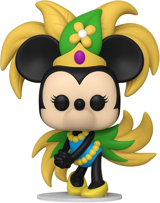 Funko Pop Disney: Mickey Around The World - Carnaval Minnie Mouse - Collectable Vinyl Figure - Gift Idea - Official Merchandise - Toys for Kids & Adults - Cartoon/Animation Fans