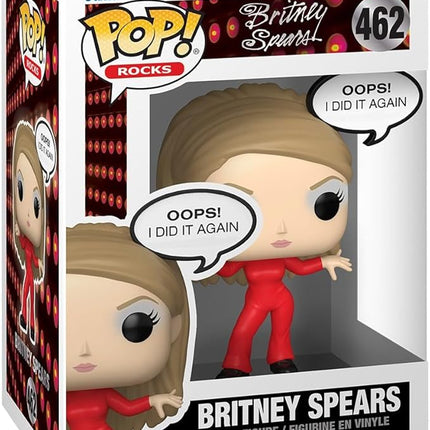 Funko Pop Sayings: Britney Spears - Oops, I Did It Again - Collectable Vinyl Figure - Gift Idea - Official Merchandise - Toys for Kids & Adults - Music Fans - Model Figure for Collectors and Display