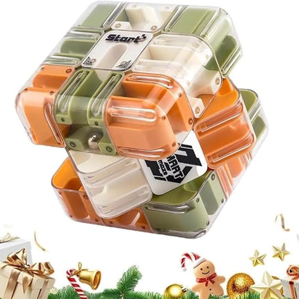 Large Labyrinth 3D Puzzle Maze Cube, 3D Puzzle Maze Games, Rubik Race Game, Engaging Brain Teaser Toy for Stress Relief & Logic Development, Educational Focus Game Gift for Adults Teens (1PC)