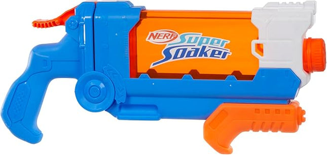 Nerf Super Soaker Flip Fill Water Blaster, 4 Spray Styles, Fast Fill, 30 Fluid Ounce Tank, Water Toys for 6 Year Old Boys & Girls & Up