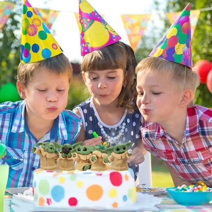 ZKTSRY 5-Pack Baby Yoda Gifts - 2.2-Inch Anime Action Figure Model, Action Figures Suitable for Movie Fans of All Ages