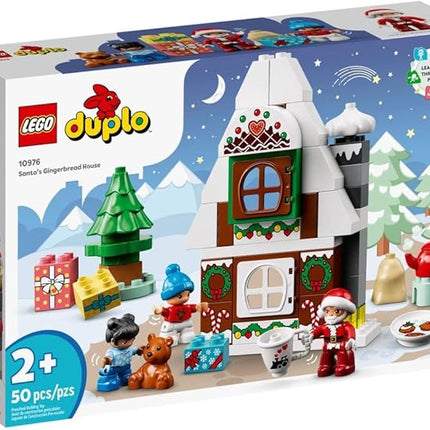 LEGO® DUPLO® Santa's Gingerbread House 10976 Building Toy; Christmas Playset for Preschoolers and Kids Aged 2+