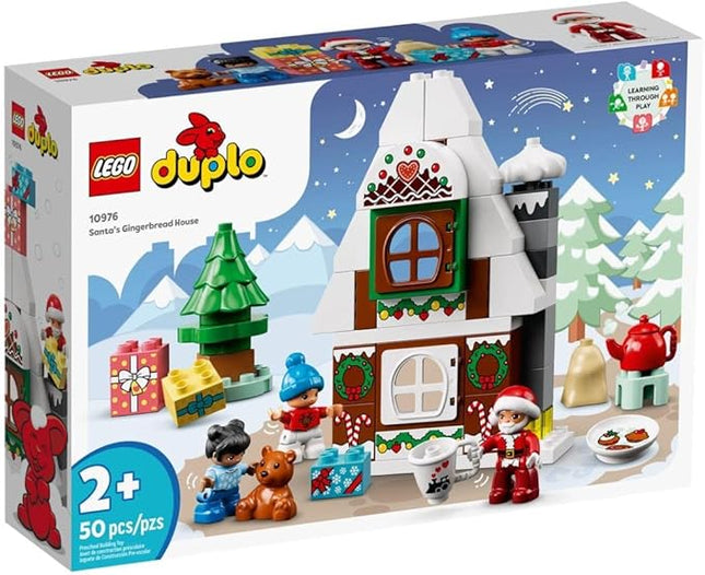LEGO® DUPLO® Santa's Gingerbread House 10976 Building Toy; Christmas Playset for Preschoolers and Kids Aged 2+