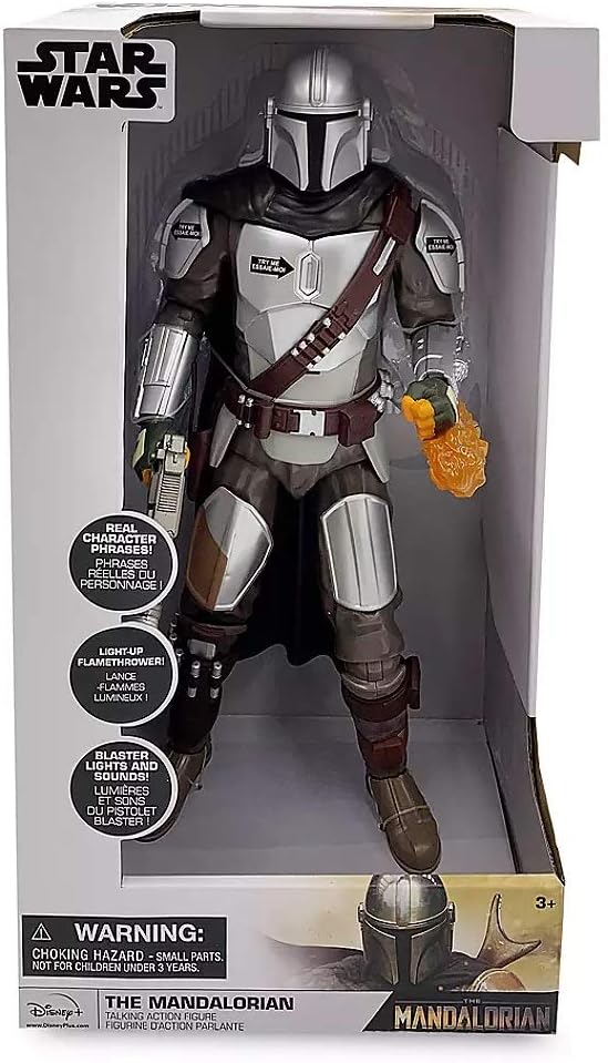 Plush The Mandalorian Talking Action Figure – Star Wars: The Mandalorian – 15inch H