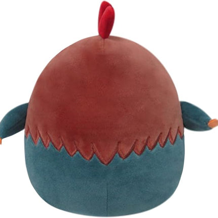 Squishmallows 8-Inch Reed Red and Blue Rooster - Little Ultrasoft Official Kelly Toy Plush