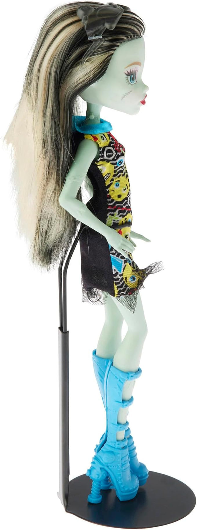 Plymor DSP-5125B Black Adjustable Doll Stand, fits 10, 11, and 12 inch Slim Waist Dolls, Waist is 1.125" - 1.5" wide, 3.25" - 4" around, Pack of 24
