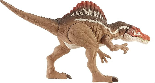 Jurassic World Toys Extreme Chompin' Spinosaurus Dinosaur Action Figure, Huge Bite, Authentic Decoration, Movable Joints, Ages 4 Years Old & Up