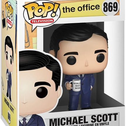 Funko Pop TV: The Office - Michael Scott - Collectable Vinyl Figure - Gift Idea - Official Merchandise - Toys for Kids & Adults - Comedy Fans - Model Figure for Collectors and Display