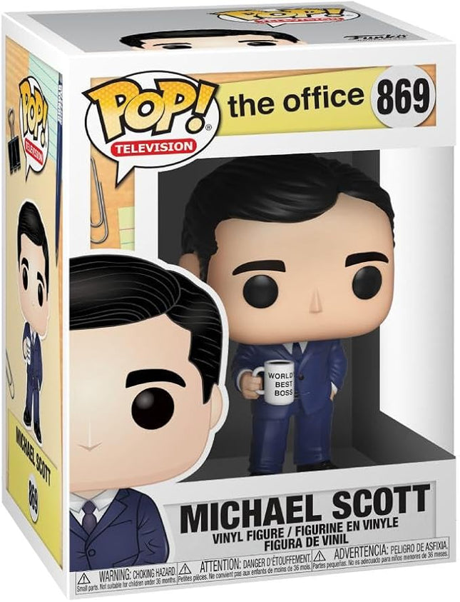 Funko Pop TV: The Office - Michael Scott - Collectable Vinyl Figure - Gift Idea - Official Merchandise - Toys for Kids & Adults - Comedy Fans - Model Figure for Collectors and Display