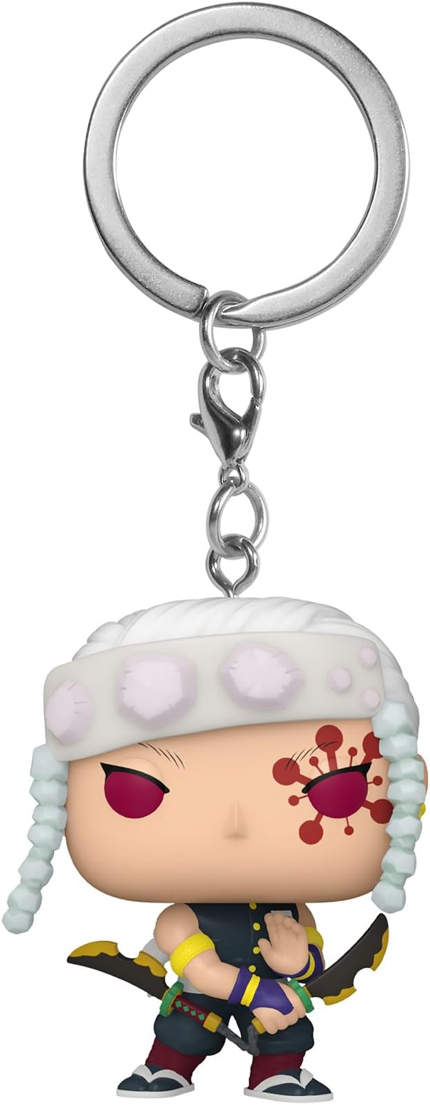 Funko POP! Keychain: Demon Slayer - Tengen Uzui Novelty Keyring - Collectable Mini Figure - Stocking Filler - Gift Idea - Official Merchandise - Anime Fans - Backpack Decor