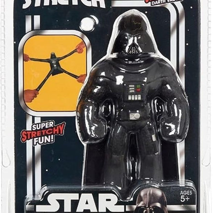 STRETCH ARMSTRONG Stretch Star Wars Darth Vader Action Figure Toy Collectible - Black Helmet Series Lord Mini 7” Stretchy Toys for Jedi or Padawan Ages 5, 6, 7, 8 Multi-colored