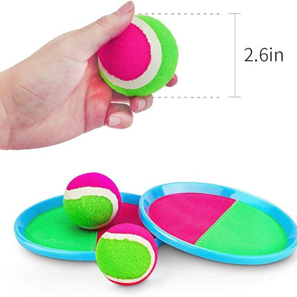 Ayeboovi Replacement Sticky Balls, 4 Packs, 2.6 Inch Diameter, Suitable for Toss and Catch Game
