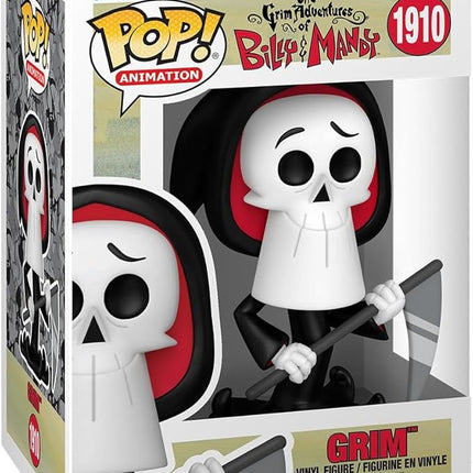 Funko Pop Animation: The Grim Adventures of Billy & Mandy - Grim - Collectable Vinyl Figure - Gift Idea - Official Merchandise - Toys for Kids & Adults - Cartoon/Animation Fans