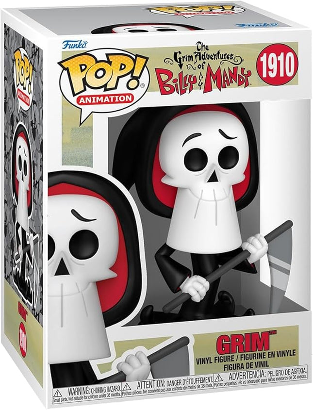 Funko Pop Animation: The Grim Adventures of Billy & Mandy - Grim - Collectable Vinyl Figure - Gift Idea - Official Merchandise - Toys for Kids & Adults - Cartoon/Animation Fans