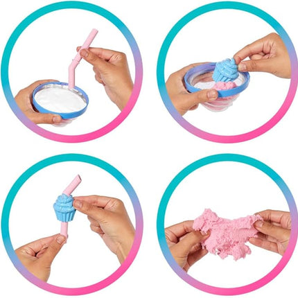 Barbie Pop Reveal Series Fashion Doll & Accessories Set, Treat Series, Cool Cupcake Theme with Pet, 8 Surprises Include Color Change