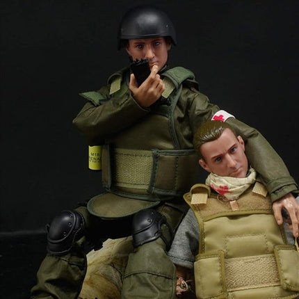 12 Inch Action Figures Military Set, 1/6 Scale Action Figures Set with Weapons and Accessories